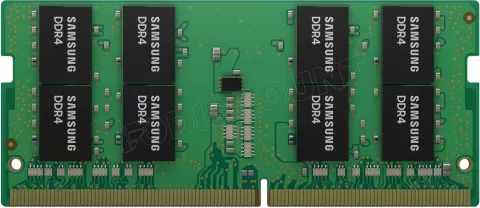 Photo de Barrette mémoire SODIMM DDR4 Samsung  2667Mhz 8Go (Vert)