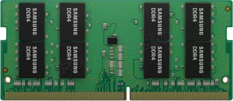 Photo de Barrette mémoire SODIMM DDR4 Samsung PC4-21300 (2667 Mhz) 8Go (Vert)