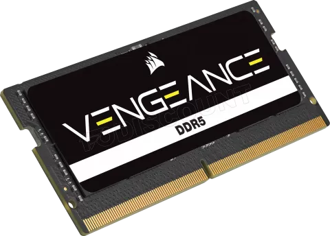 Photo de Barrette mémoire SODIMM DDR5 16Go Corsair Vengeance 4800MHz (Noir)