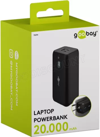 Photo de Batterie externe Goobay 76254 - 20000mAh (Noir)