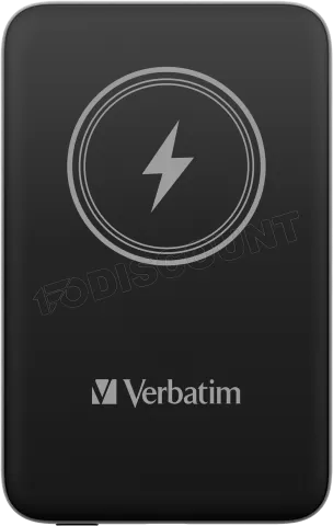 Photo de Batterie externe sans fil magnétique Verbatim Charge'n'Go - 10000mAh (Noir)