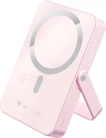 Photo de Batterie externe sans fil magnétique Verbatim Charge'n'Go 10000mAh (Rose)