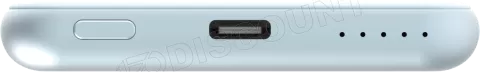 Photo de Batterie externe sans fil magnétique Verbatim Charge'n'Go - 5000mAh (Bleu)
