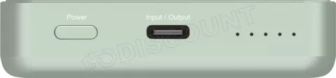 Photo de Batterie externe sans fil magnétique Verbatim Charge'N'Go Essentials - 10000mAh (Vert)
