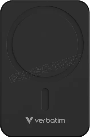 Photo de Batterie externe sans fil magnétique Verbatim Charge'n'Go Essentials - 20000mAh (Noir)