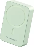 Photo de Batterie externe sans fil magnétique Verbatim Charge'n'Go Essentials - 20000mAh (Vert)