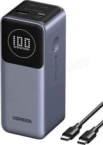 Photo de Batterie externe Ugreen Nexode - 12000mAh (Gris)
