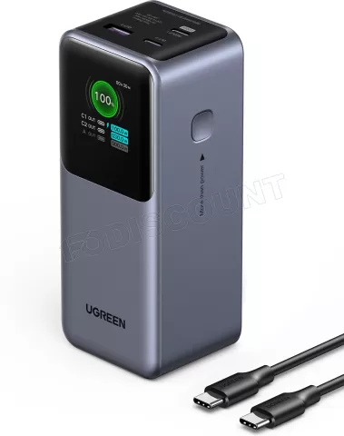 Photo de Batterie externe Ugreen Nexode - 20000mAh (Gris)