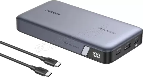Photo de Batterie externe Ugreen Nexode - 25000 mAh (Gris)