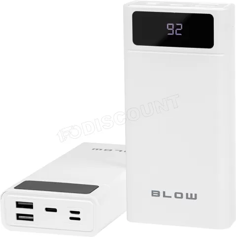 Photo de Batterie externe USB Blow PB40A - 40000mAh (Blanc)