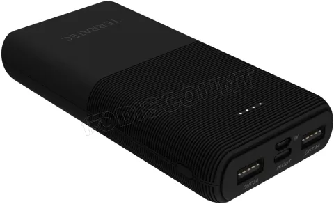 Photo de Batterie externe USB-C TerraTec P200 Pocket - 20000mAh (Noir)