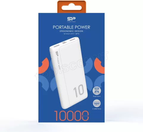 Photo de Batterie externe USB Silicon Power GP15 - 10000mAh (Blanc)