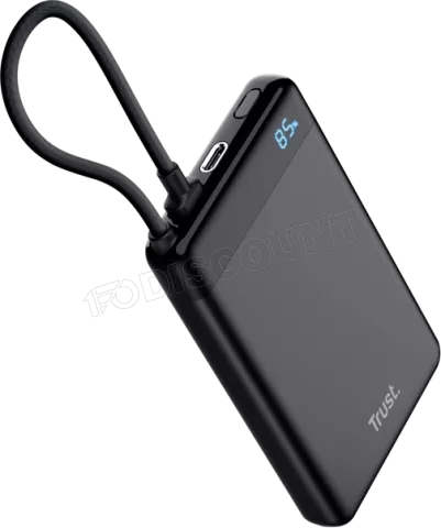 Photo de Batterie externe USB Trust Fiera - 10000mAh (Noir)