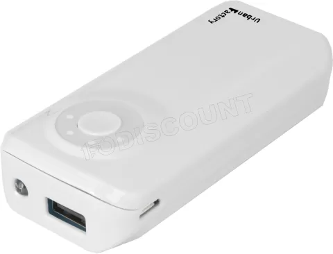 Photo de Batterie externe USB Urban Factory Emergency - 4400mAh (Blanc)