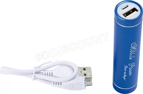 Photo de Batterie USB portable Small Foot 2000mAh pour tablettes/smartphones (Bleu)
