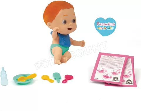 Photo de Bébé Cicciobello Amicicci Set Repas avec accessoires 10cm (Modèle aléatoire)