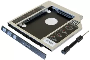 Photo de Berceau Adaptateur pour disque dur 2"1/2 SATA - emplacement PC portable (Caddy)