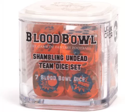 Photo de Blood Bowl - Seconde Saison : Set de Dés Shambling Undead