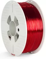 Photo de Bobine de Filament PET-G 3D Verbati Ø1.75mm - 1kg (Rouge Transparent)