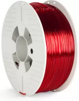Photo de Bobine de Filament PET-G 3D Verbatim Ø2.85mm - 1kg (Rouge Transparent)