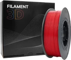 Photo de Bobine de Filament PLA 3D 1,75 mm - 1kg (Rouge)