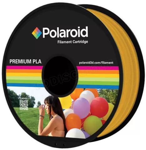 Photo de Bobine de Filament PLA Polaroid Premium 1,75mm - 1Kg (Or)
