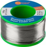 Photo de Bobine d'étain à souder sans plomb FixPoint 1mm 100g