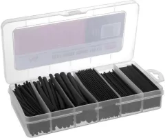 Photo de Boite d'assortiment de gaines thermo-retractable Maclean (196 pcs)
