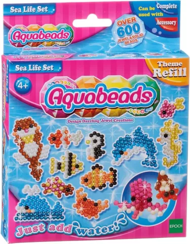 Boîte de 600 Perles Aquabeads Vie Marine à prix bas