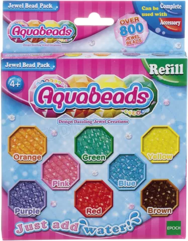 Photo de Boîte de 800 Perles Aquabeads multifacettes