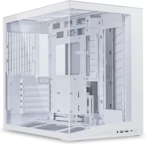 Photo de Boitier Cube ATX Lian-Li O11 Dynamic Mini V2 avec panneaux vitrés (Blanc)