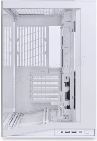 Photo de Boitier Cube ATX Lian-Li O11 Dynamic Mini V2 avec panneaux vitrés (Blanc)