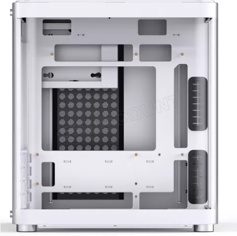 Photo de Boitier Cube Micro ATX Jonsbo TK-1 2.5 avec panneaux vitrés (Blanc)