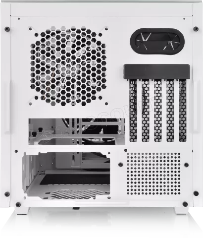 Photo de Boitier Cube Micro ATX Thermaltake Divider 200 TG Air avec panneaux vitrés (Blanc)