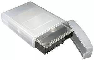 Photo de Boitier de protection Icy Box pour disque dur 3.5" (Transparent)