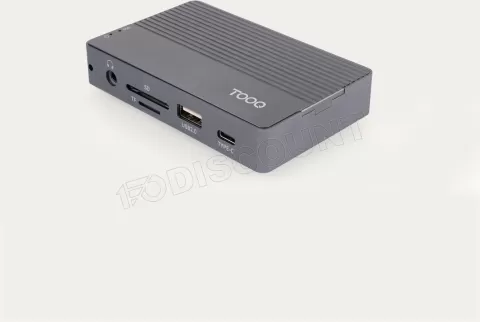 Photo de Boitier externe avec HUB USB-C 10 en 1 Tooq TQE-2242G - NVMe M.2 Type 2280 (Noir)