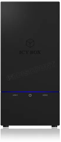 Photo de Boitier Externe Icy Box IB-RD3621U3 USB3.0 - 3"1/2 S-ATA - 2 Baies