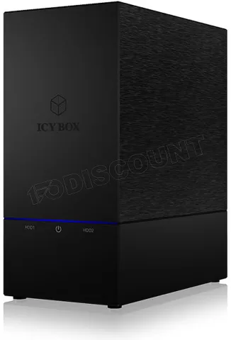 Photo de Boitier Externe Icy Box IB-RD3621U3 USB3.0 - 3,5" S-ATA - 2 Baies