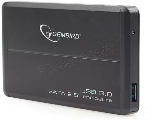 Photo de Boitier externe USB 3.0 Gembird EE2-U3S-2 - S-ATA 2,5" (Noir)
