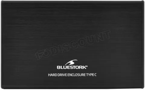 Photo de Boitier externe USB 3.1 Bluestork Super Speed Box - S-ATA 2,5" (Noir)