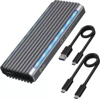 Photo de Boitier externe USB 3.1 Connectland - NVMe M.2 Type 2280 LED (Noir)