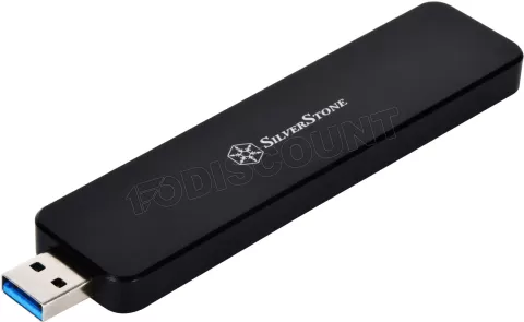 Photo de Boitier externe USB 3.1 Silverstone MS09 - S-ATA M.2 (Noir)