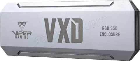 Photo de Boitier externe USB 3.2 Patriot Viper VXD RGB - NVMe M.2 Type 2280 (Argent)