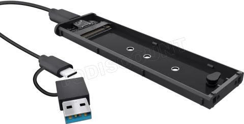 Photo de Boitier externe USB 3.2 Trust - NVMe M.2 (Noir)