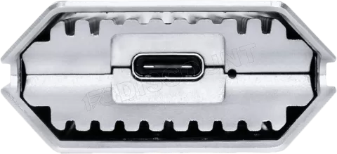 Photo de Boitier externe USB-C 3.2 Cooler Master Oracle Air - NVMe M.2 Type 2280 (Argent)