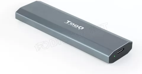 Photo de Boitier externe USB-C 3.2 Tooq Shura - S-ATA/NVMe M.2 Type 2280 (Gris)
