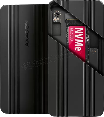 Photo de Boitier externe USB-C 4.0 Axagon EEM2-40G NVMe M.2 Type 2280 (Noir)