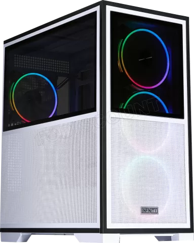 Photo de Boitier Grand Tour E-ATX 1stPlayer IF8 ARGB avec panneaux vitrés (Blanc)