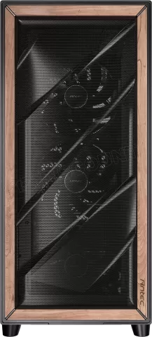 Photo de Boitier Grand Tour E-ATX Antec Flux Pro avec panneau vitré (Noir/Marron)