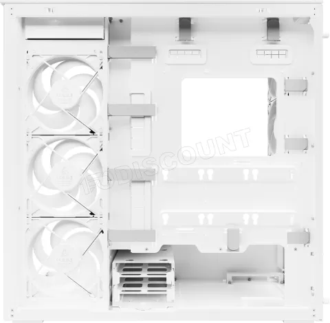 Photo de Boitier Grand-Tour E-ATX Arctic Xtender RGB avec panneaux vitrés (Blanc)
